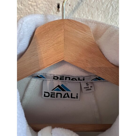 Denali White & Black Fleece-Lined Full Zip Jacket Women's Size S - Picture 3 of 6